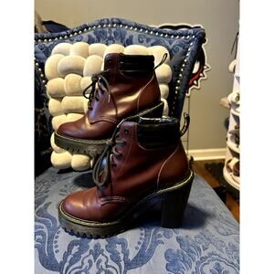 Dr Martens Cherry Red Persephone Heels Size 5/EU 36